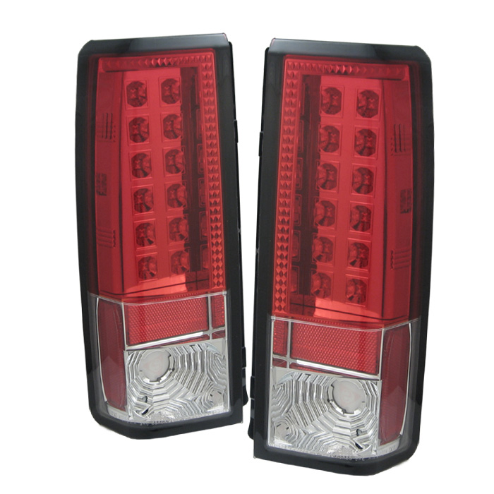 Chevy Astro / Safari 85-05 LED Tail Lights - Red Clear