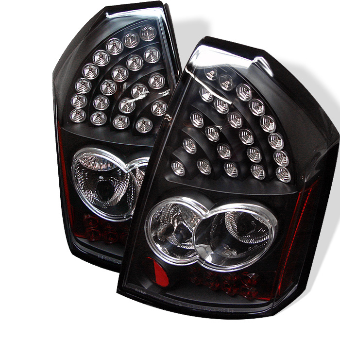 Chrysler 300 05-07 LED Tail Lights - Black