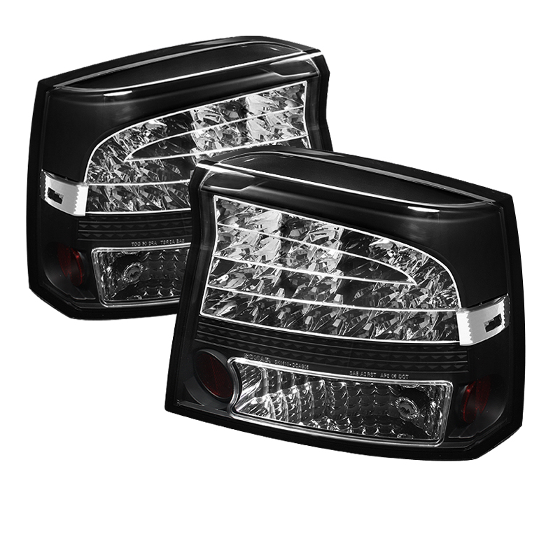 Dodge Charger 09-10 LED Tail Lights - Black