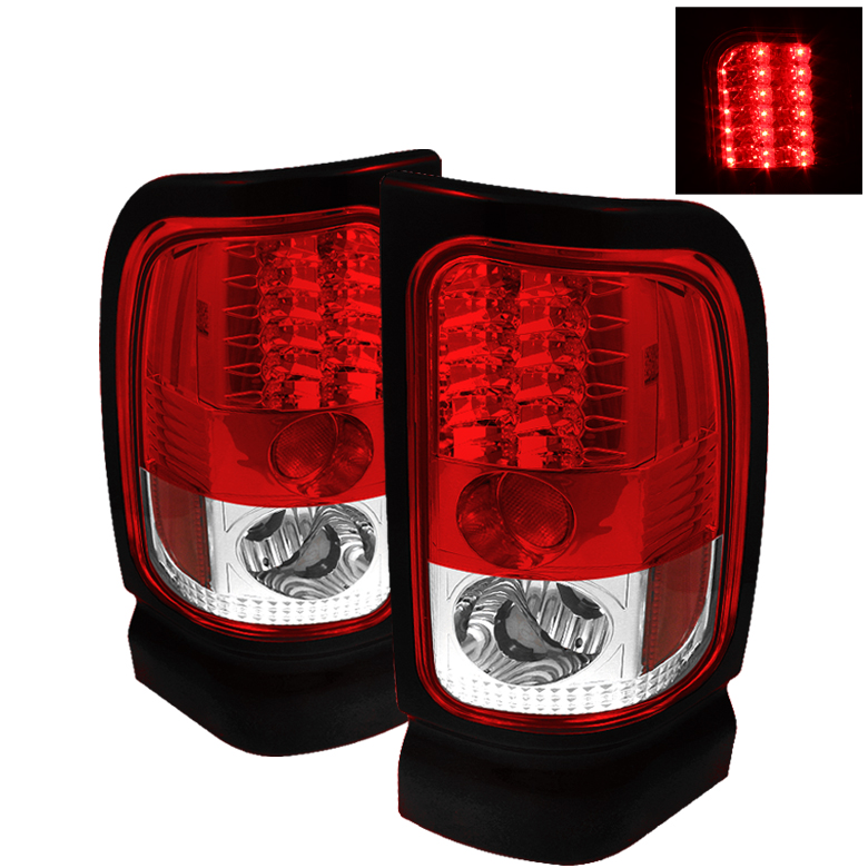 Dodge Ram 1500 94-01 / Ram 2500/3500 94-02 LED Tail Lights - Red