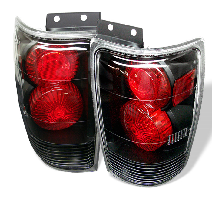 Ford Expedition 97-02 Euro Style Tail Lights - Black