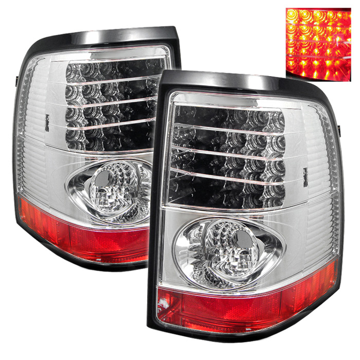 Ford Explorer 4Dr (Except Sport Trac) 02-05 LED Tail Lights - Ch - Click Image to Close