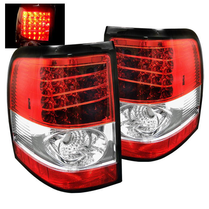 Ford Explorer 4Dr (Except Sport Trac) 02-05 LED Tail Lights - Re - Click Image to Close
