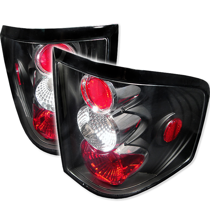 Ford F150 Flareside 04-08 Euro Style Tail Lights - Black
