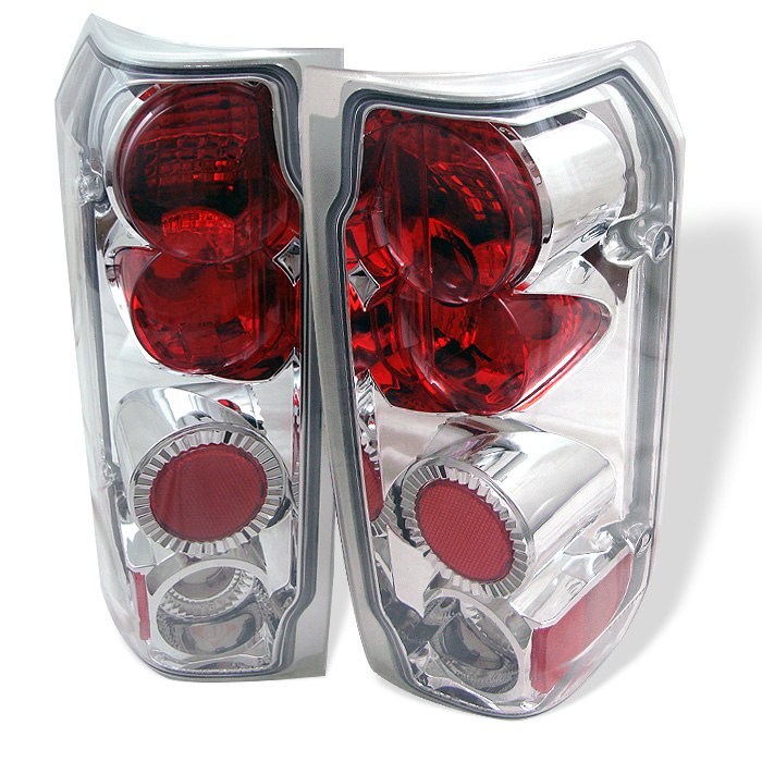Ford F150 87-96 / Ford Bronco 88-96 Euro Style Tail Lights - Chr