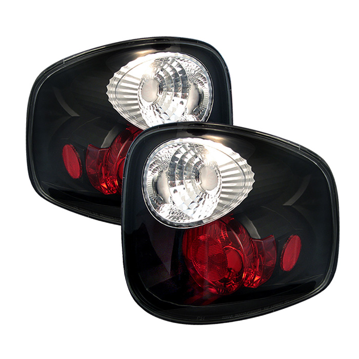 Ford F150 Flareside 97-03 Euro Style Tail Lights - Black