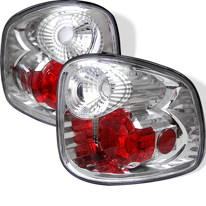 Ford F150 Flareside 97-03 Euro Style Tail Lights - Chrome