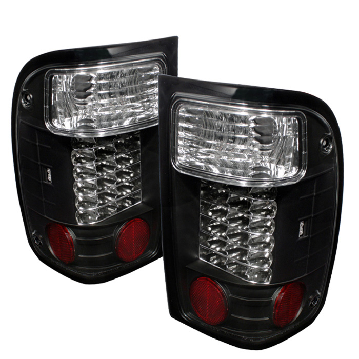 Ford Ranger 93-00 LED Tail Lights - Black
