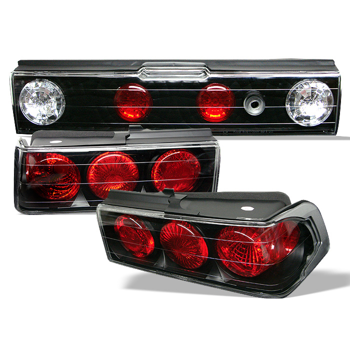 Honda CRX 88-91 Euro Style Tail Lights - Black