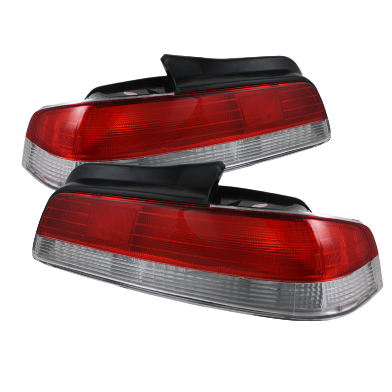 Honda Prelude 97-01 Euro Style Tail Lights - Red Clear