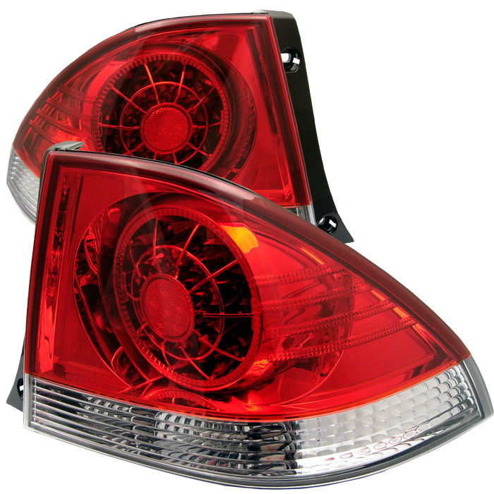 Lexus IS 300 01-03 LED Tail Lights - Red Clear