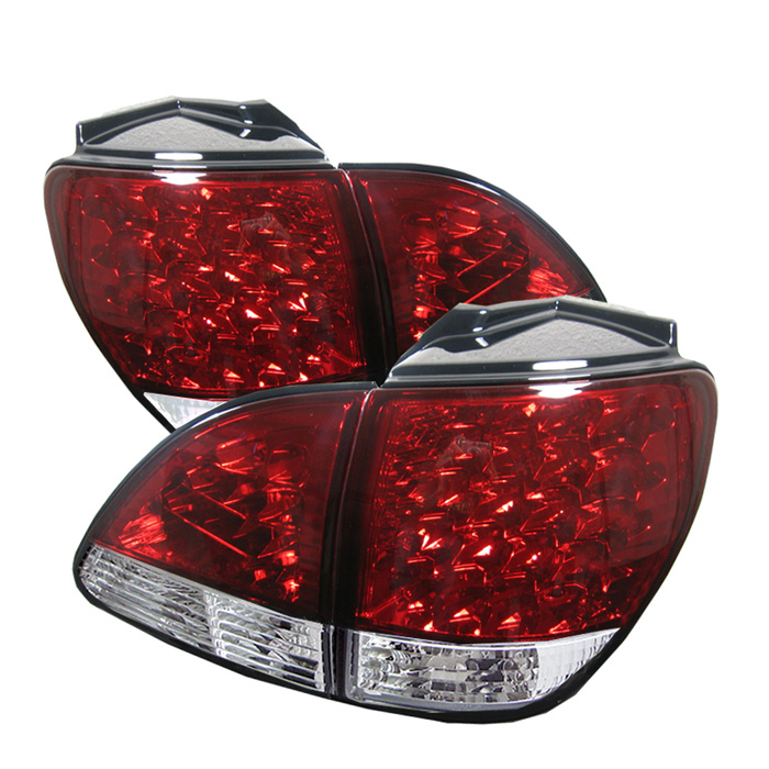 Lexus RX 300 01-03 LED Tail Lights - Red Clear