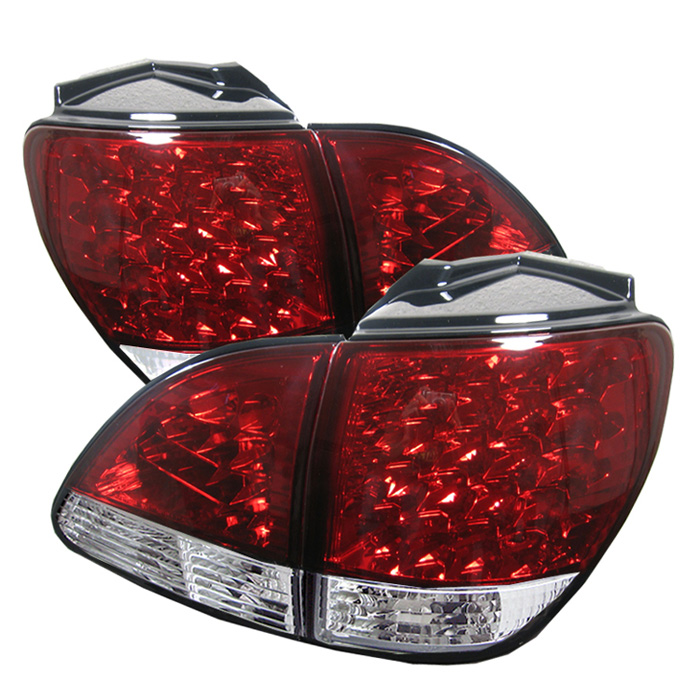 Lexus RX 300 98-00 LED Tail Lights - Red Clear