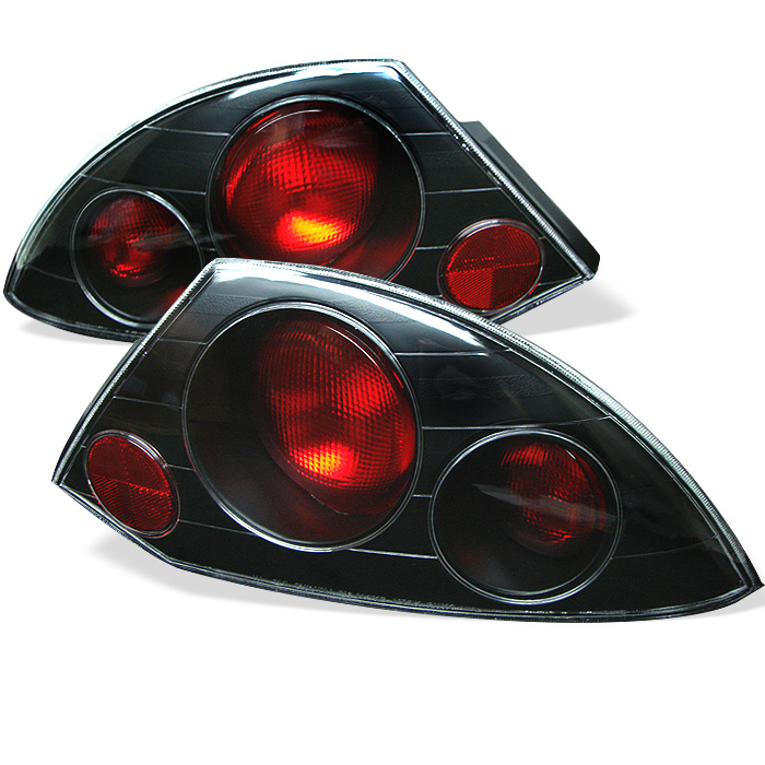 Mitsubishi Eclipse 00-02 Euro Style Tail Lights - Black