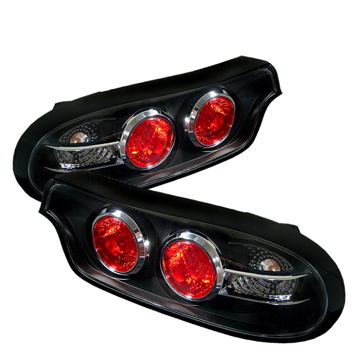 Mazda RX7 93-01 LED Tail Lights - Black