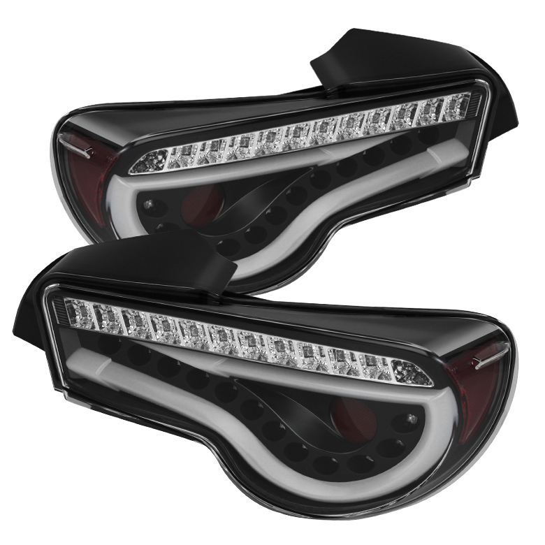 Scion FRS 12-13 Light Bar LED Tail Lights - Black