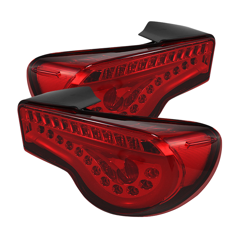Scion FRS 12-13 Light Bar LED Tail Lights - JDM Red