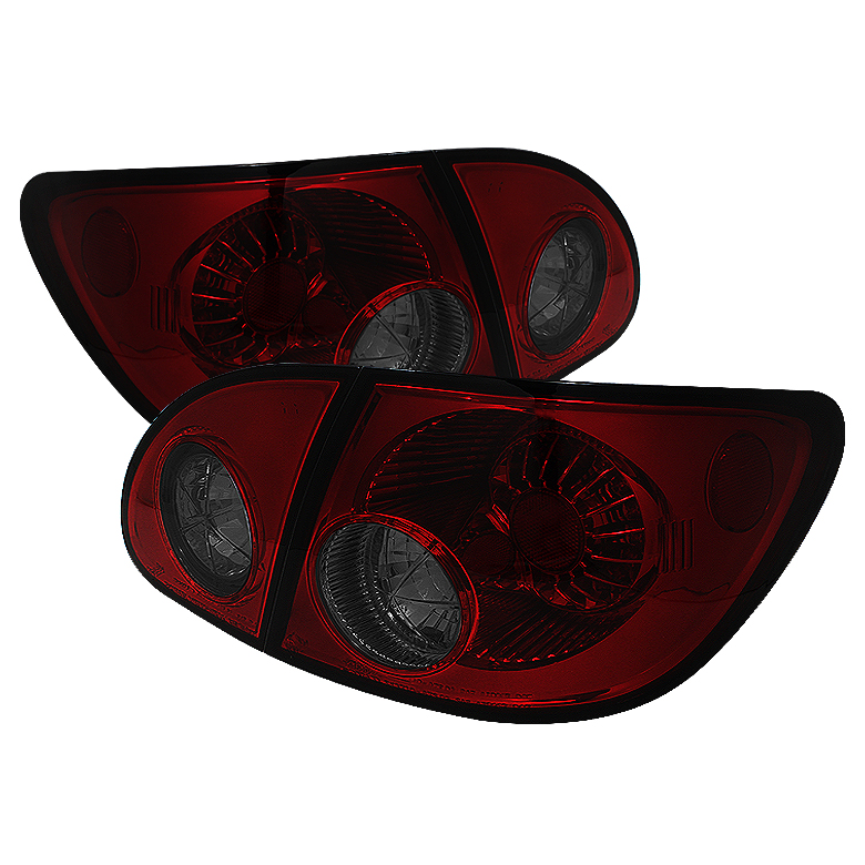 Toyota Corolla 03-08 LED Tail Lights - Red Smoke - Click Image to Close