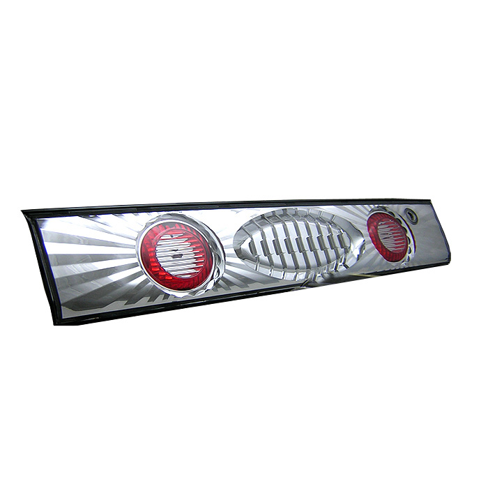 Toyota Corolla 93-97 Euro Style Trunk Tail Lights - Chrome - Click Image to Close