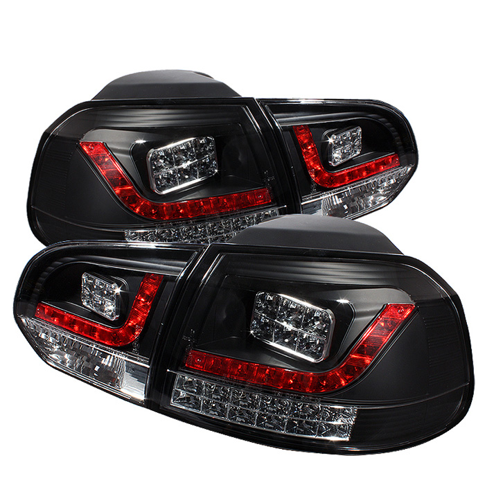 Volkswagen Golf / GTI 10-12 LED Tail Lights - Black