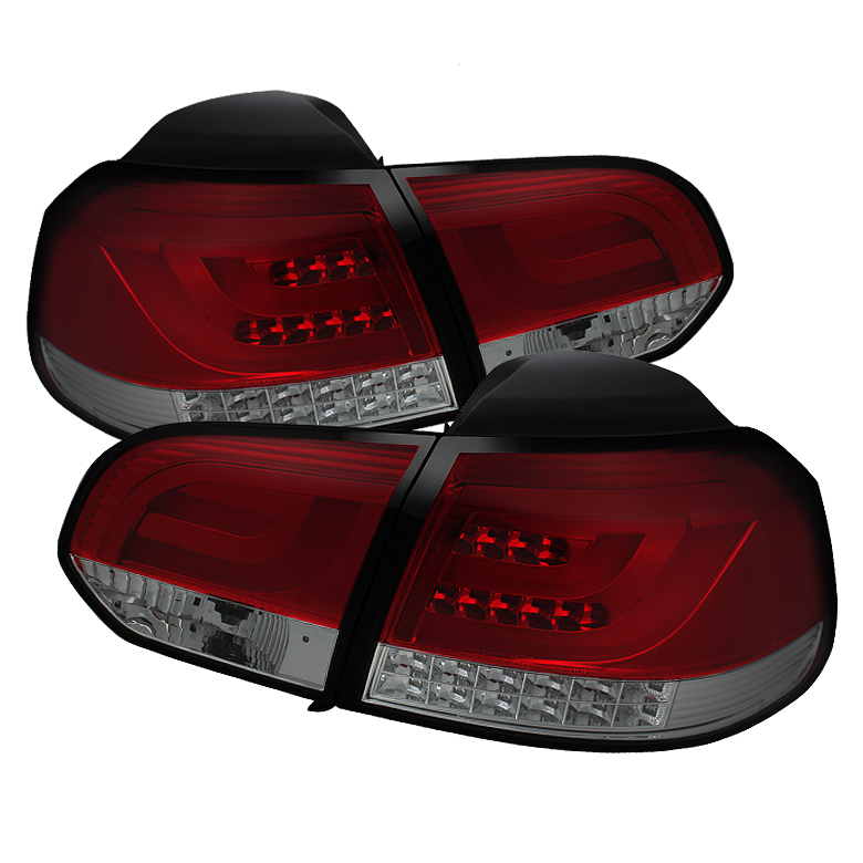 Volkswagen Golf / GTI 10-12 G2 Type With Light Bar LED Tail Ligh - Click Image to Close