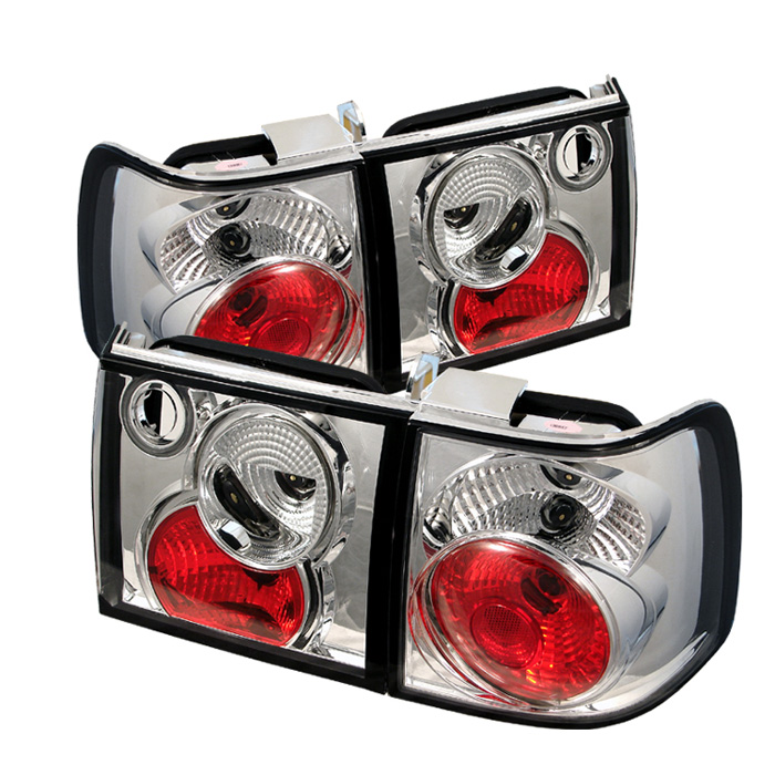 Volkswagen Passat 93-96 Euro Style Tail Lights - Chrome - Click Image to Close