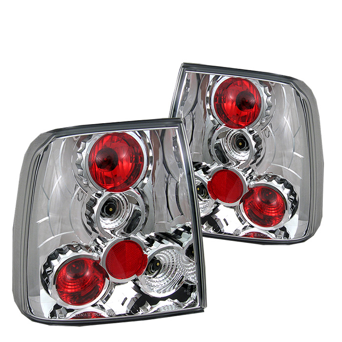 Volkswagen Passat 97-00 Euro Style Tail Lights - Chrome - Click Image to Close